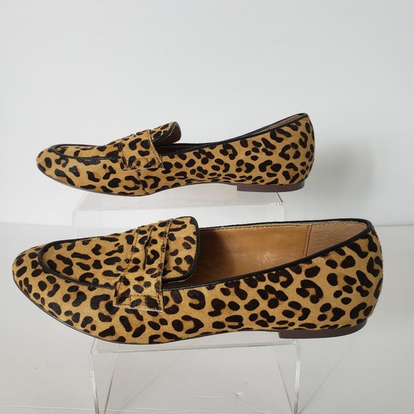 J. Crew Shoes - J. Crew Leopard Slip On Shoes Flats Loafers Size 7